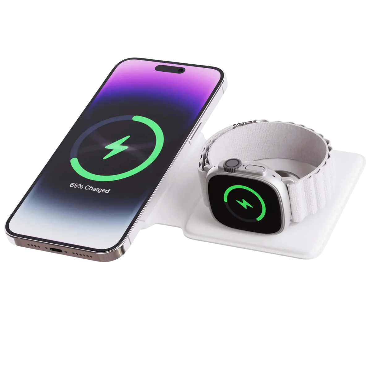 2 in 1 Foldable Charger
