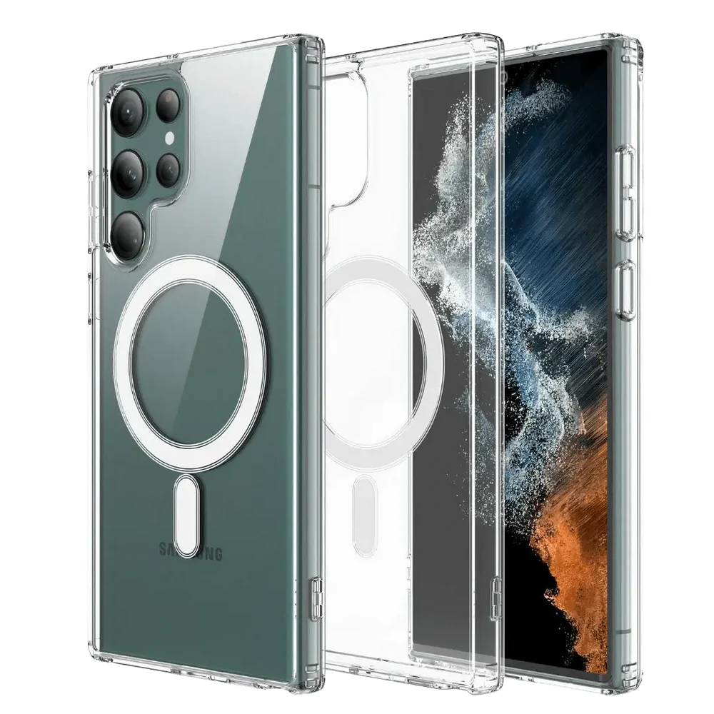 Magnetic Clear Case for Samsung