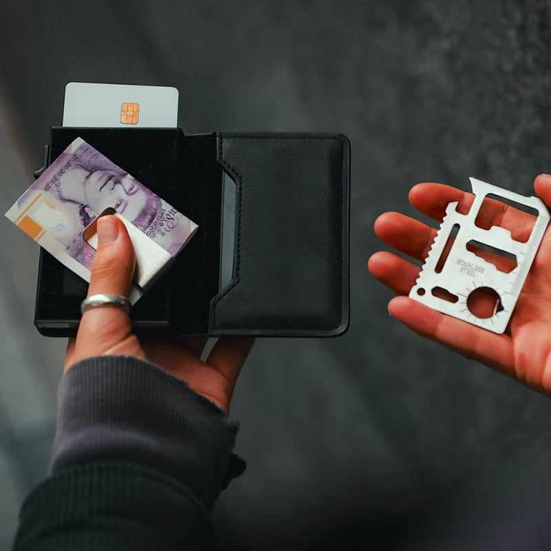 EVOO AirTag Slide Wallet